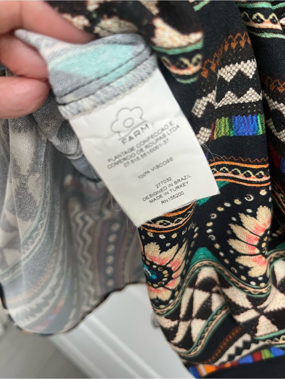 FARM Rio x Anthropologie Carlotta Tunic size XS - Picture 7 of 9